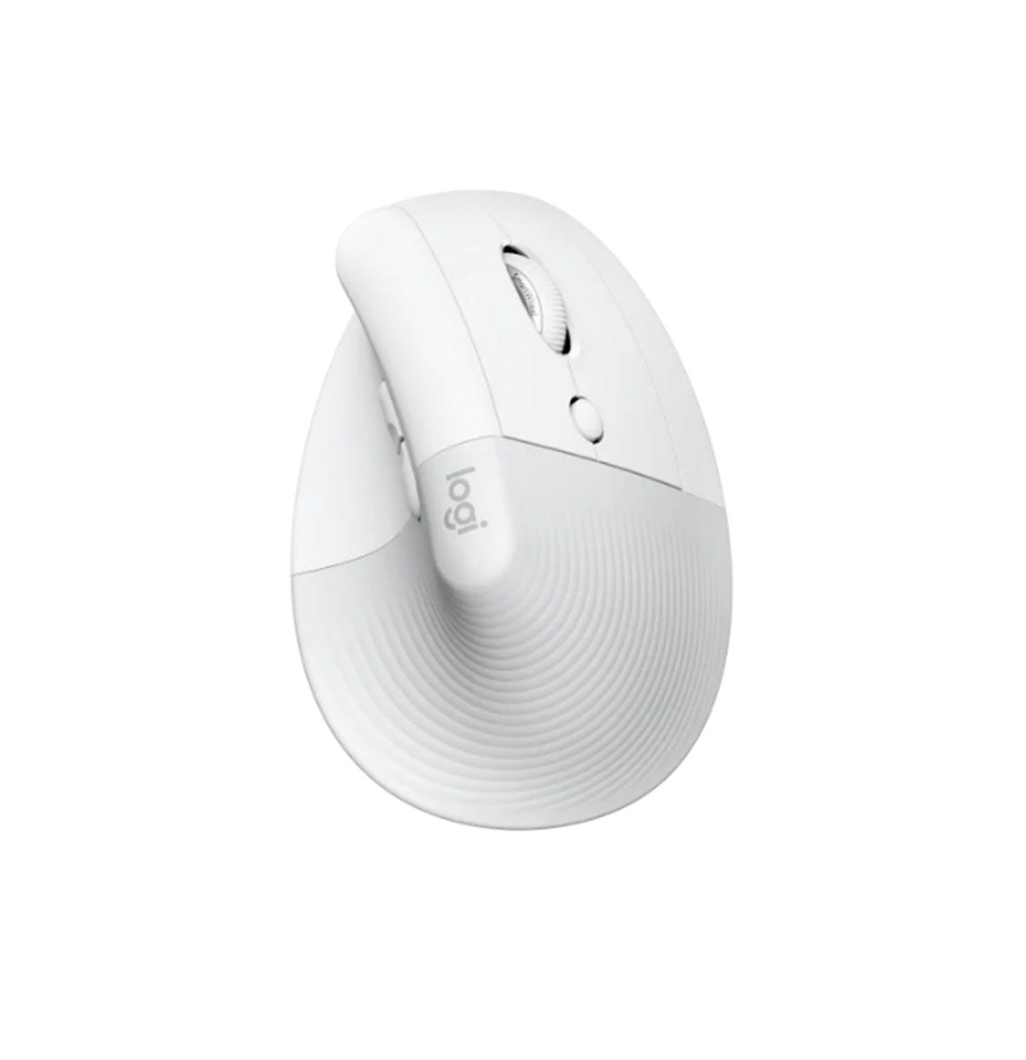 Logitech Lift Vertical Ergonomic Wireless Mouse for Mac - Pale Grey