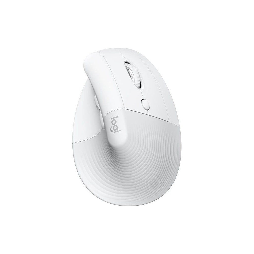 Logitech Lift Vertical Ergonomic Wireless Mouse - Pale Grey