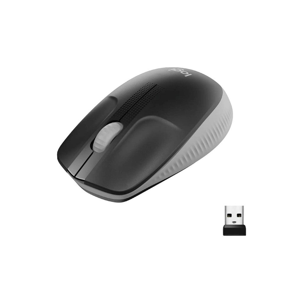Logitech M190 Full Size Wireless Mouse - Charcoal