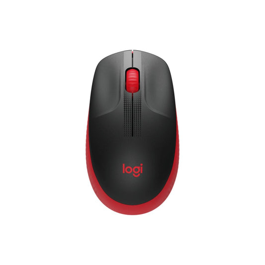 Logitech M190 Full Size Wireless Mouse - Red