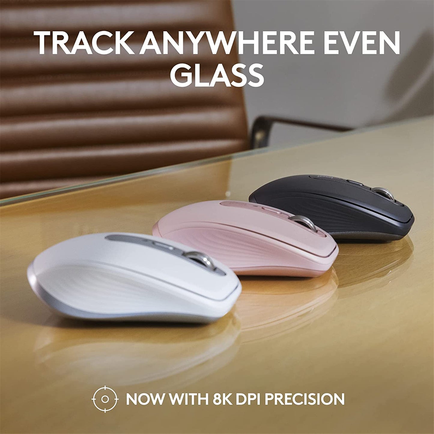 Logitech MX Anywhere 3S Wireless Mouse - Rose