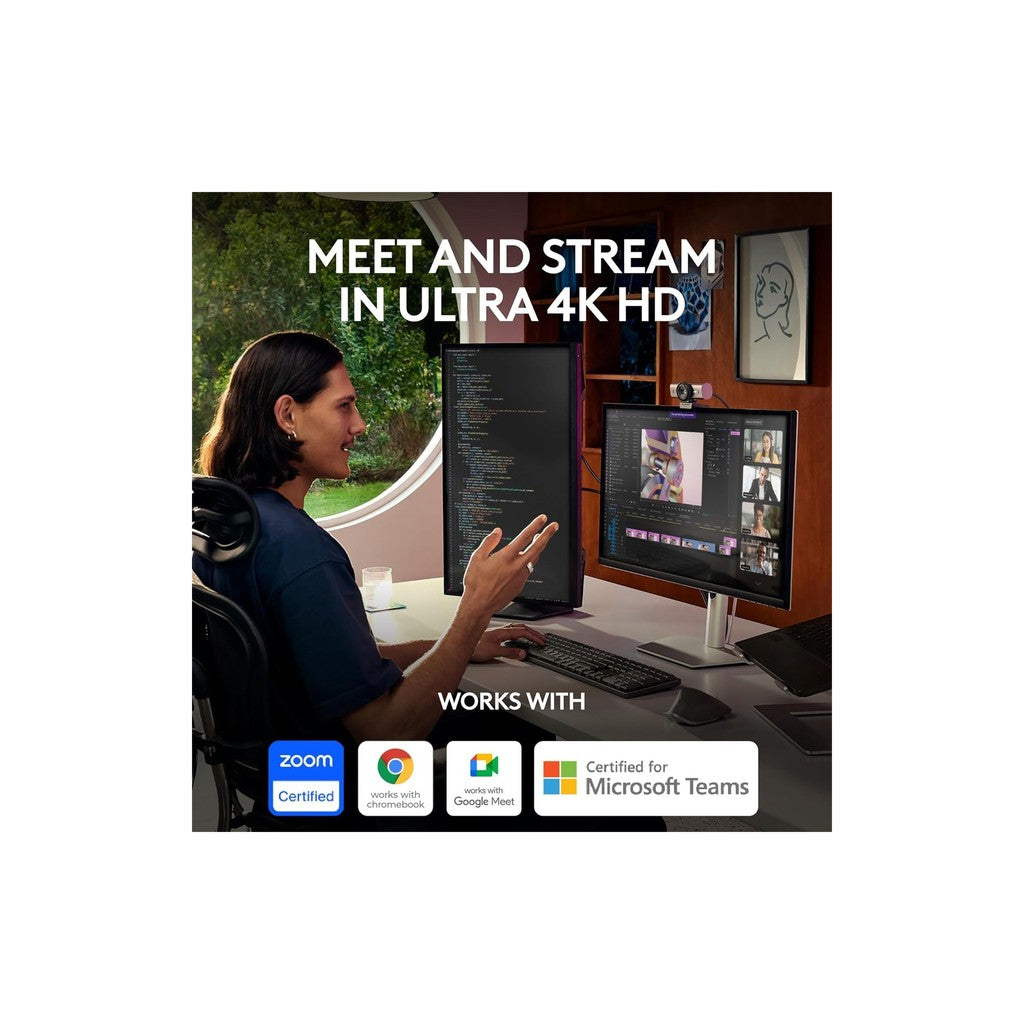 Logitech MX Brio Ultra HD 4K Webcam - Graphite