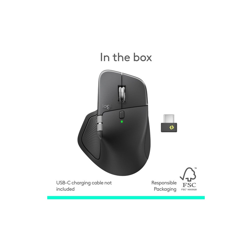 Logitech MX Master 4 Wireless Mouse - Graphite