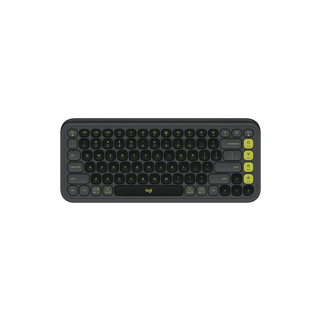 Logitech POP Icon Keys Compact Wireless Keyboard - Graphite