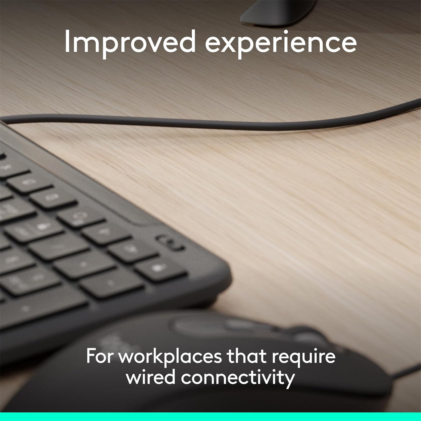 Logitech Signature MK620 Wired USB-C Keyboard & Mouse Combo for Business