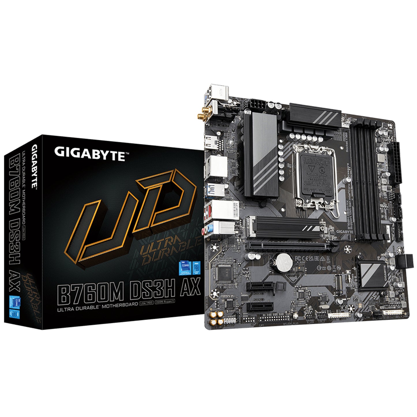 Gigabyte B760M DS3H AX DDR5 mATX Motherboard