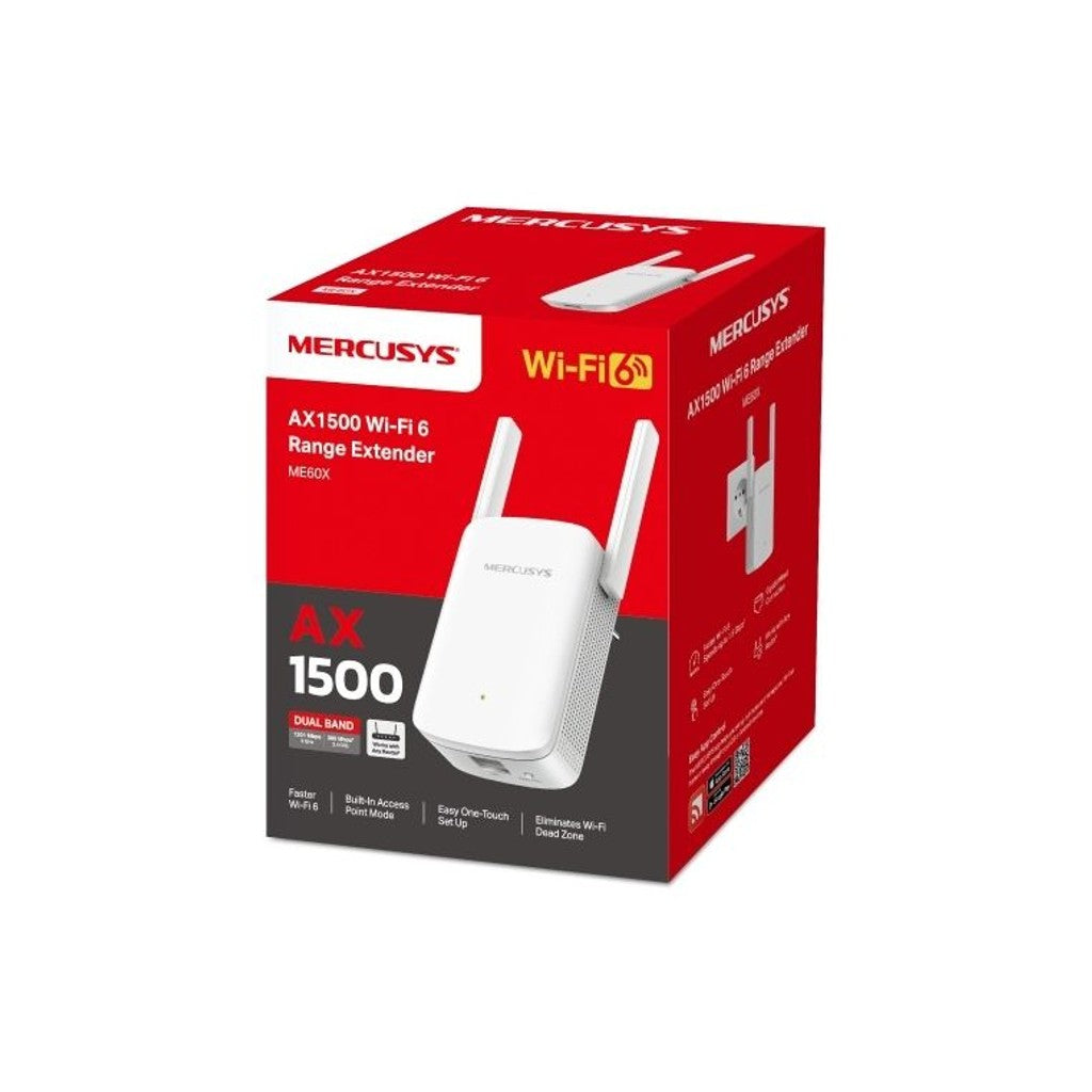Mercusys ME60X AX1500 Wi-Fi 6 Range Extender