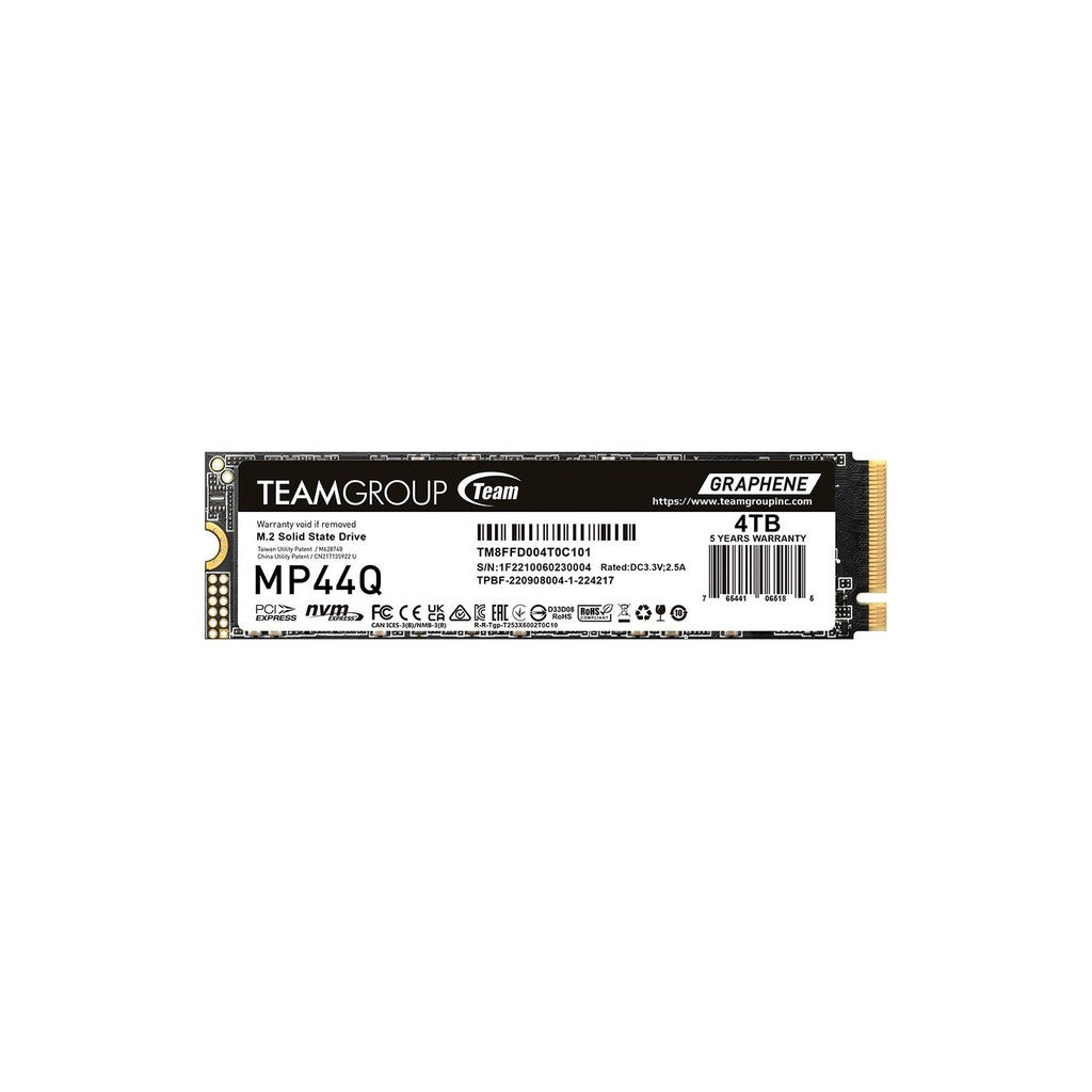 TeamGroup MP44Q 4TB 7000MB/s PCIe 4.0 M.2 NVMe SSD