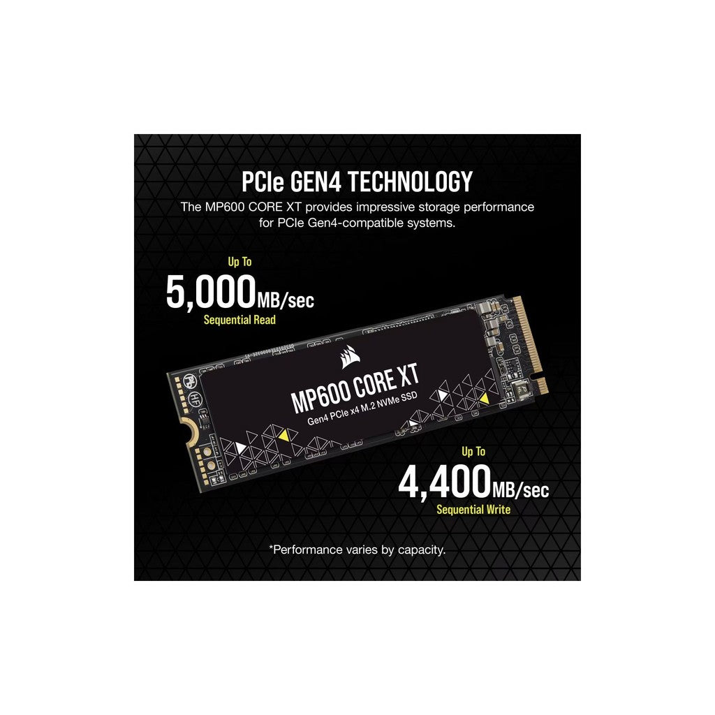 Corsair MP600 Core XT 2TB 5000MB/s PCIe 4.0 M.2 NVMe SSD