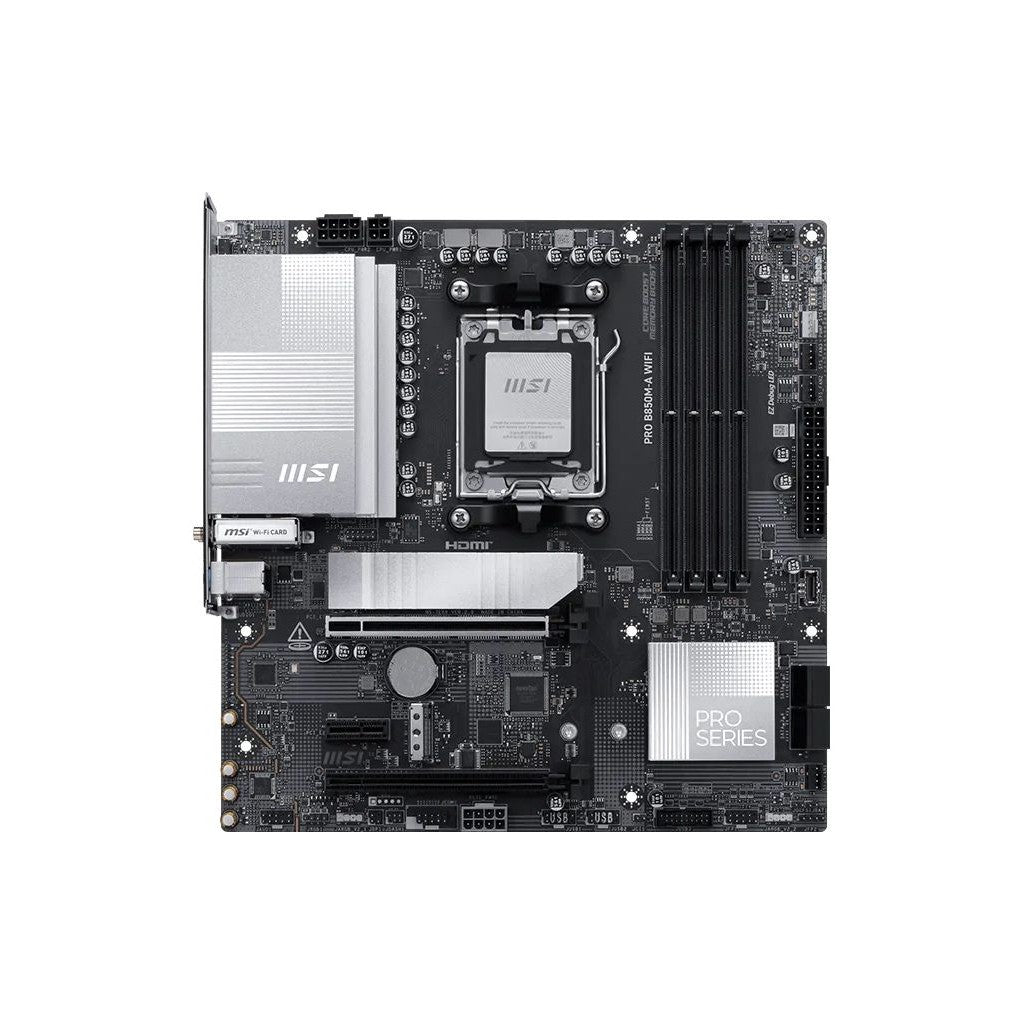 MSI PRO B850M-A WIFI mATX AM5 Motherboard