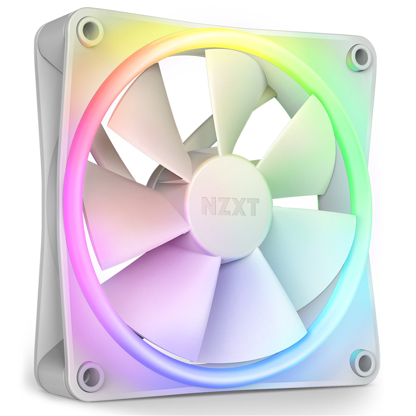 NZXT F120 RGB DUO White 120mm Dual Sided RGB FAN