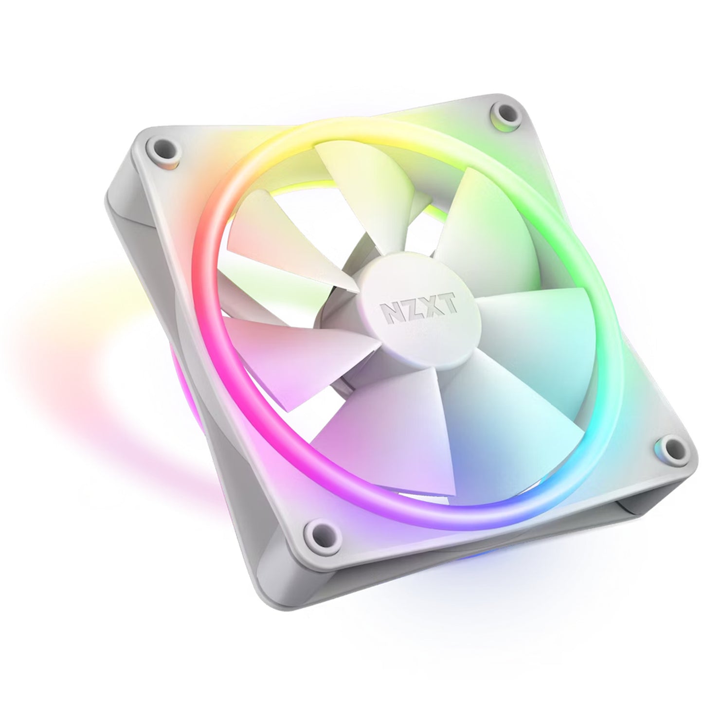NZXT F120 RGB DUO White 120mm Dual Sided RGB FAN