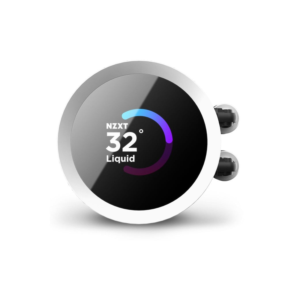 NZXT Kraken 240 RGB White 240mm AIO Liquid Cooler w/ LCD Display