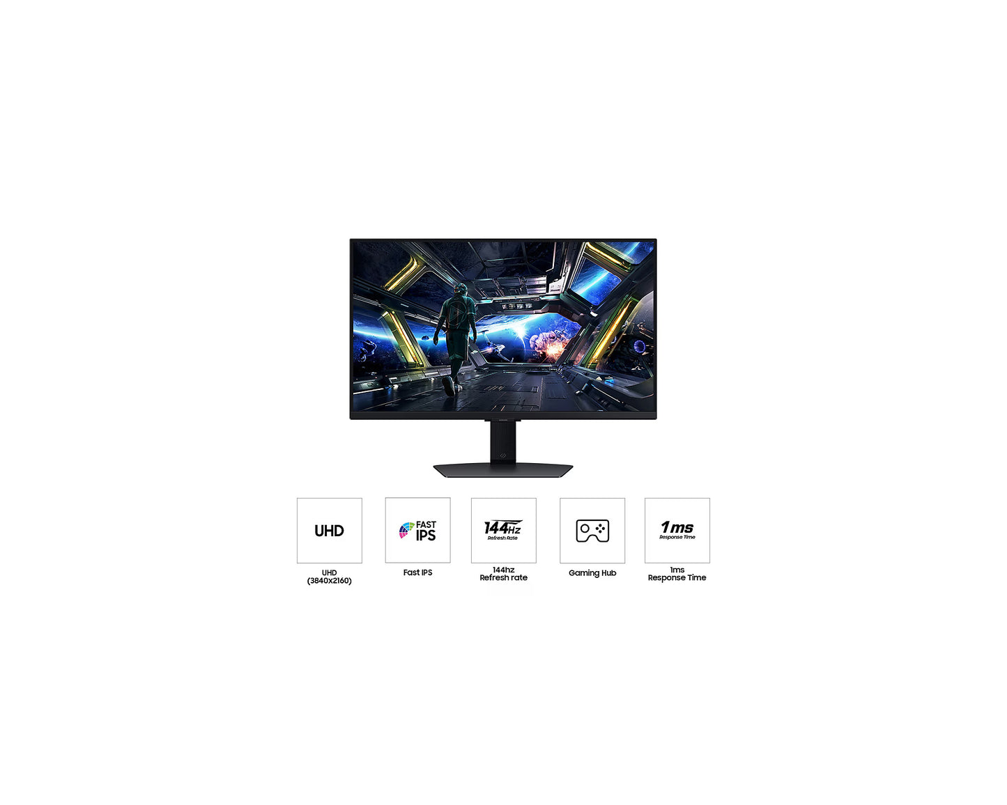 Samsung G7 G70D 27" 4K 3840x2160 UHD 144Hz Gaming Monitor