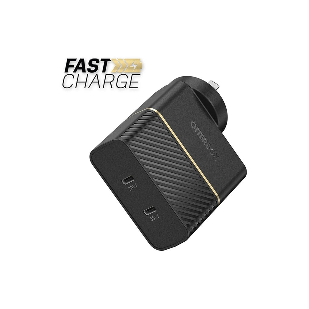 OtterBox 50W Combined Dual Port USB-C Wall Charger