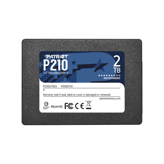 Patriot P210 2TB SSD SATA 2.5" 3Yr Wty
