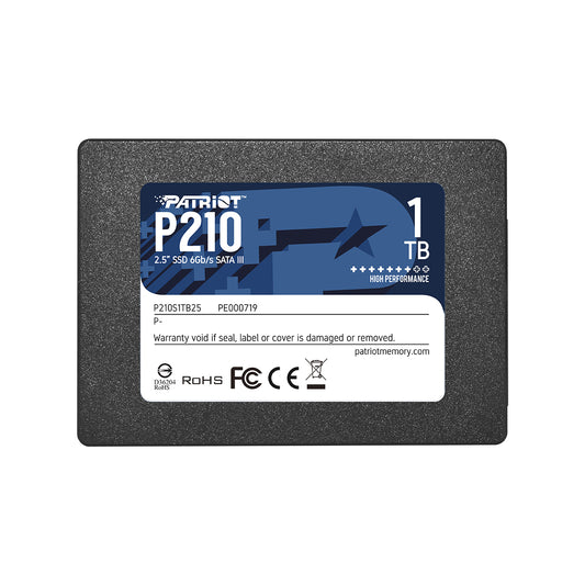 Patriot P210 1TB SSD SATA 2.5" 3Yr Wty