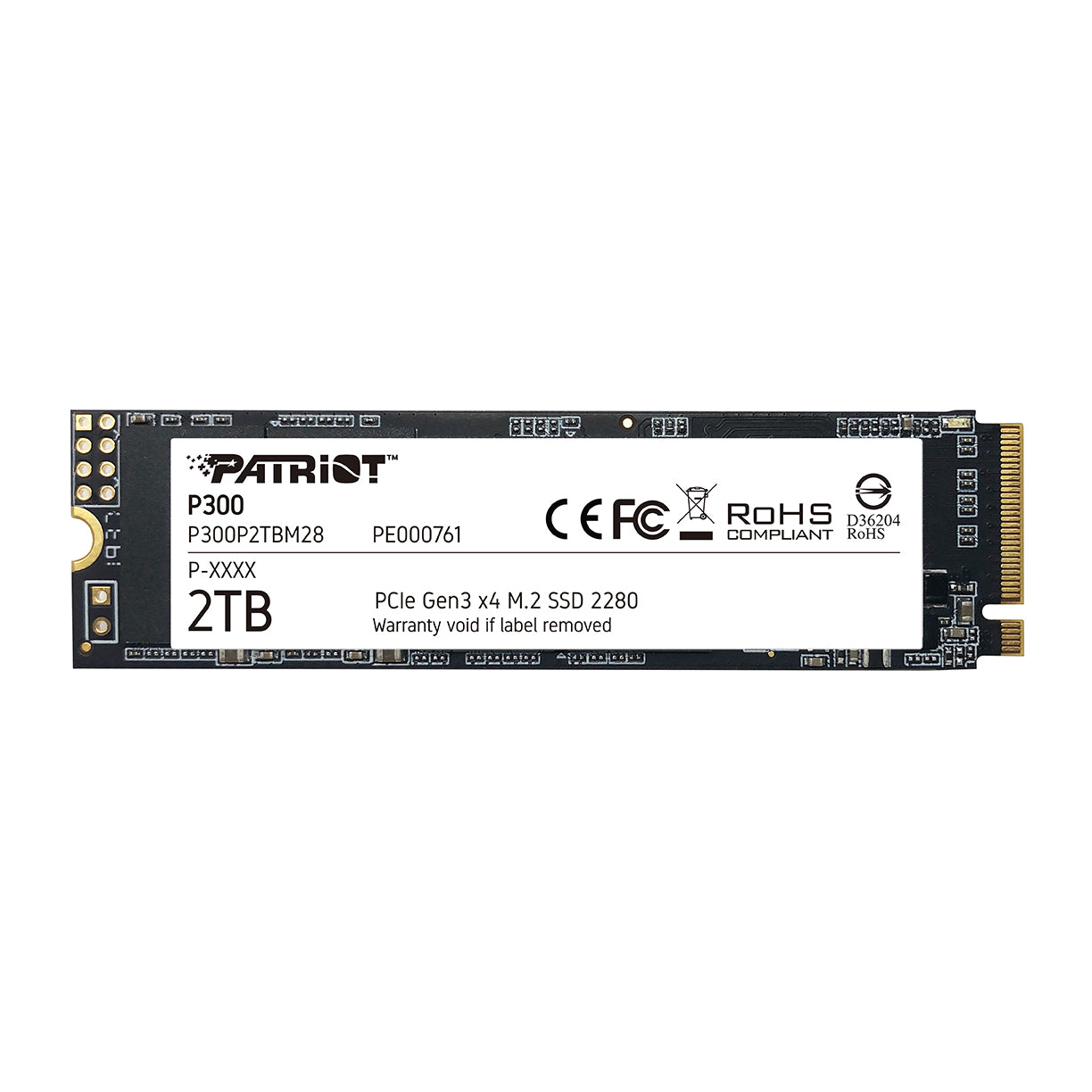 Patriot P300 2TB M.2 NVMe SSD 5Yr Wty