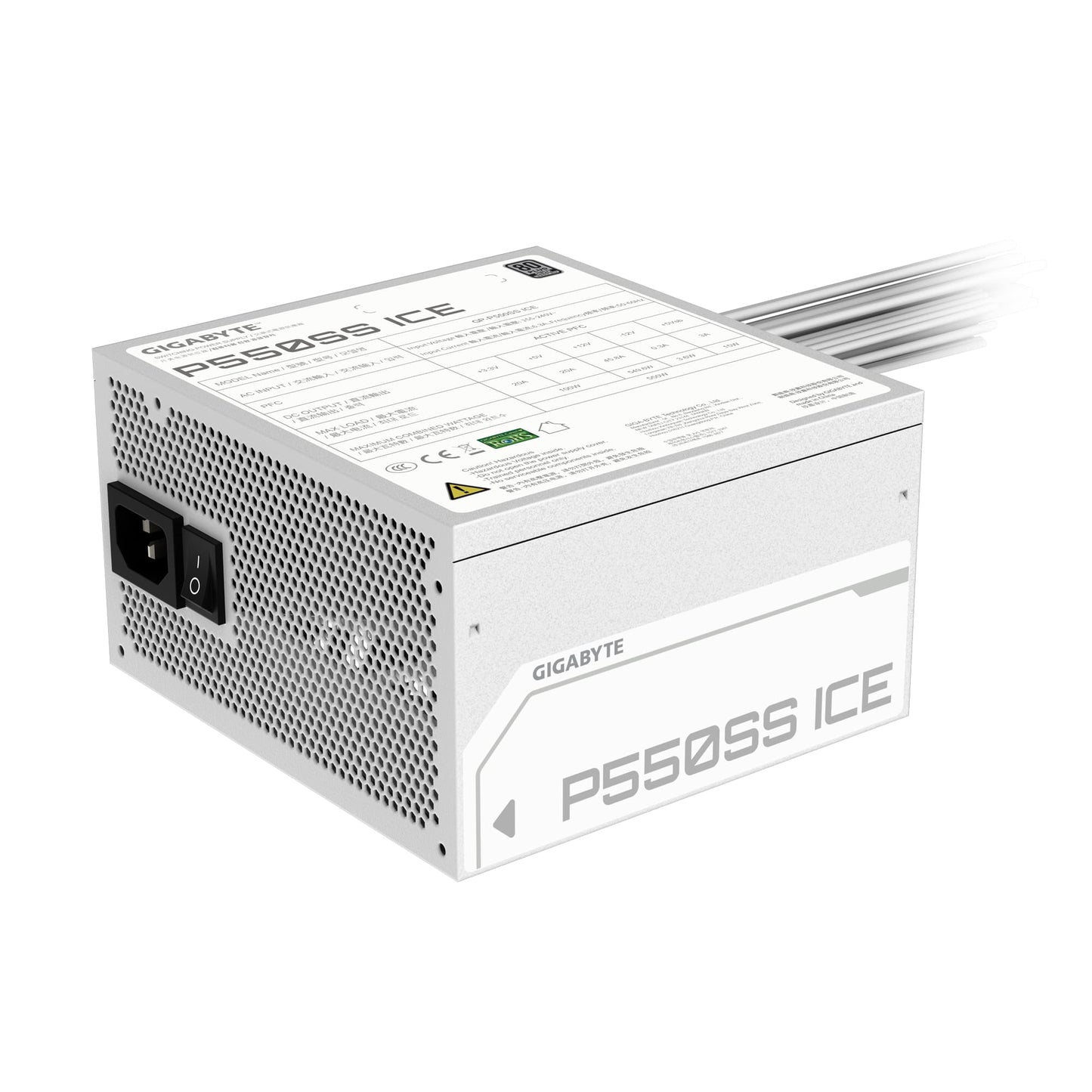 Gigabyte P550SS 550W ICE 80 Plus Silver ATX 3.0 PSU