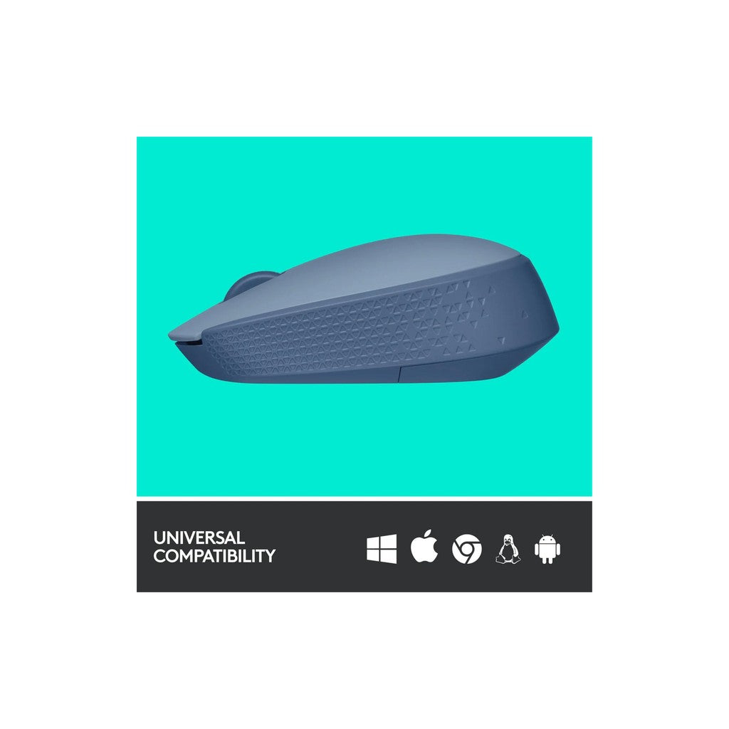 Logitech M171 Wireless Mouse - Blue Grey