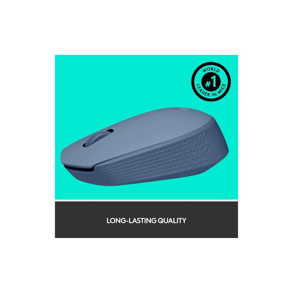 Logitech M171 Wireless Mouse - Blue Grey