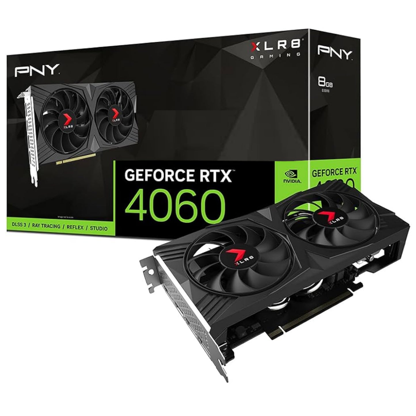 PNY NVIDIA GeForce RTX 4060 XLR8 Verto Graphic Card GDDR6 8GB Graphics Card