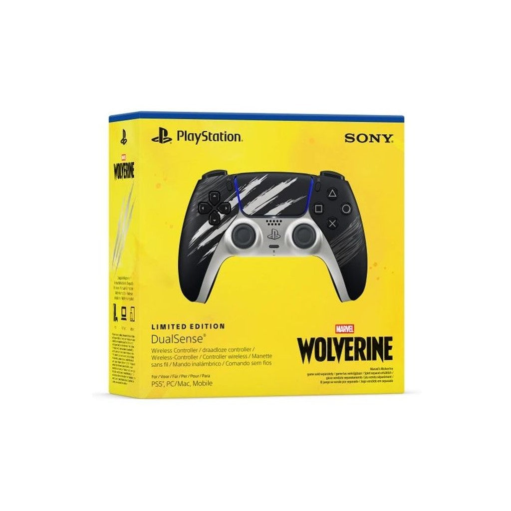 PlayStation 5 DualSense Wireless Controller - Marvel's Wolverine Adamantium Limited Edition