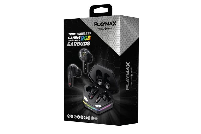Playmax True Wireless Gaming Earbuds - RGB Hex