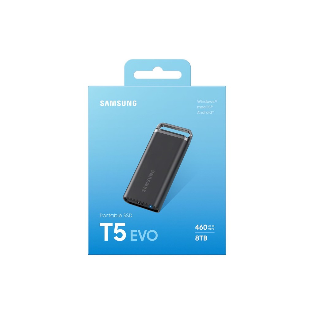 Samsung T5 EVO 8TB USB3.2 External SSD