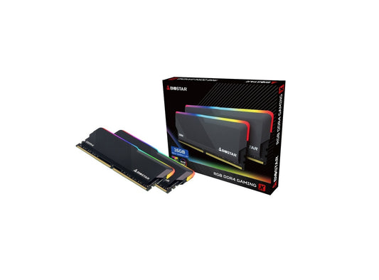 16GB (2x8) 3600mhz CL18 Biostar Gaming X DDR4 DIMM RAM