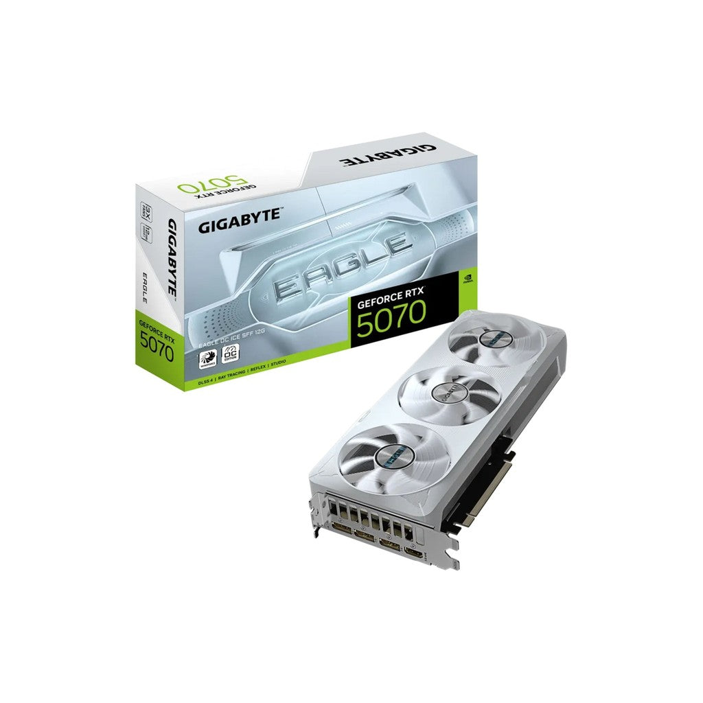 Gigabyte NVIDIA GeForce RTX 5070 EAGLE OC ICE 12GB GDDR7 Graphics Card