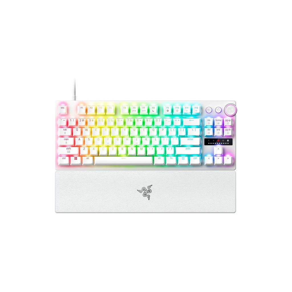 Razer Huntsman V3 Pro 8KHz TKL Esports Analog Gaming Keyboard - White