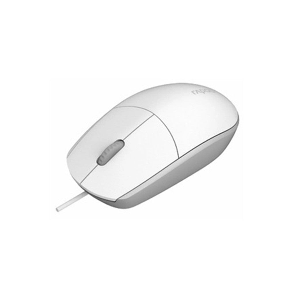 Rapoo N100 Wired USB Mouse - White