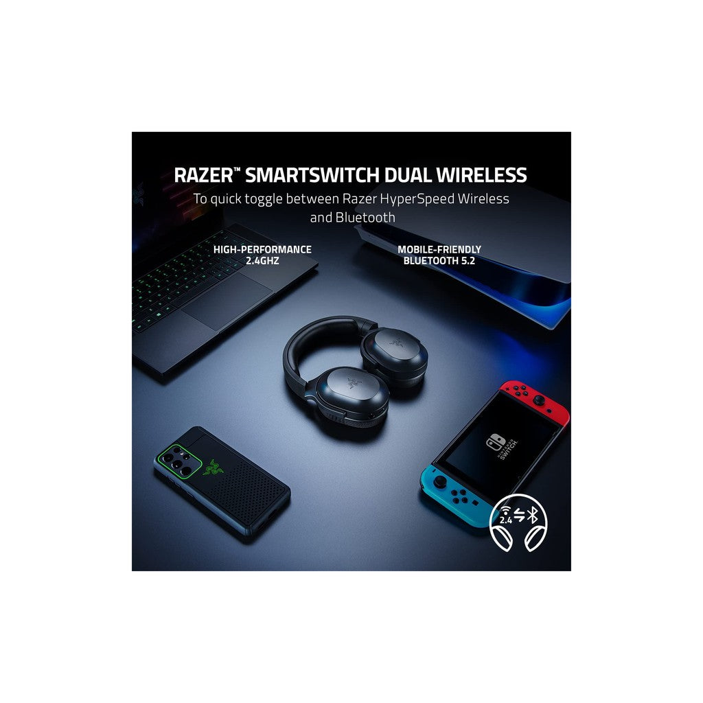 [Box Damaged] Razer Barracuda X Wireless Multi-Platform Gaming Headset - Black