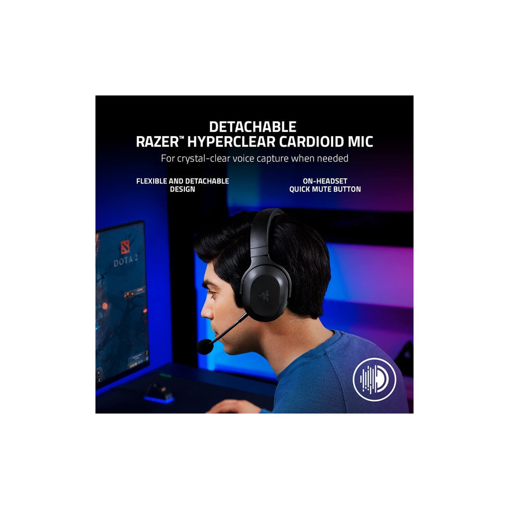 [Box Damaged] Razer Barracuda X Wireless Multi-Platform Gaming Headset - Black