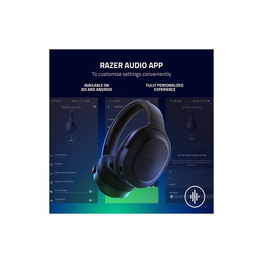 [Box Damaged] Razer Barracuda X Wireless Multi-Platform Gaming Headset - Black
