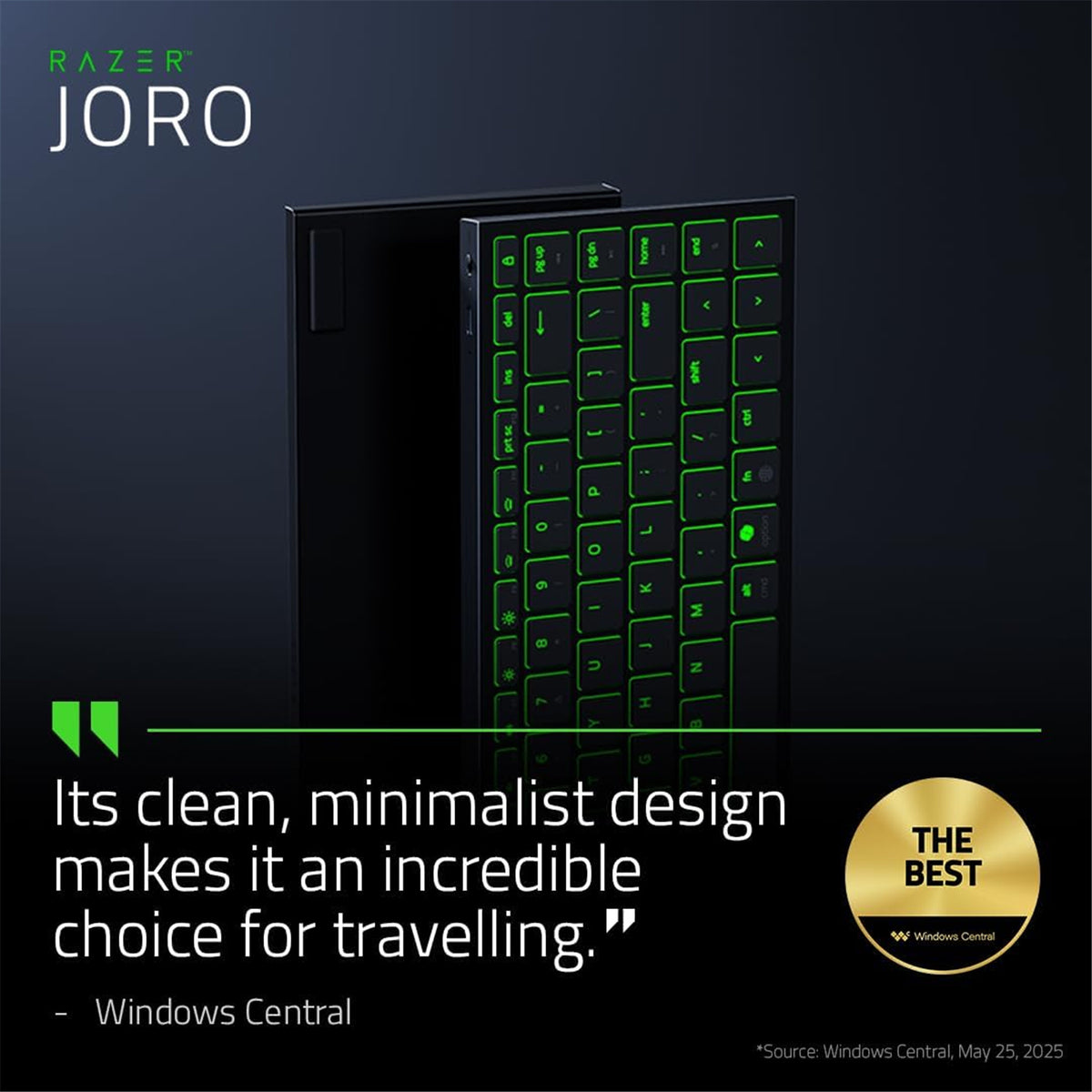 Razer Joro Portable Wireless Gaming Keyboard