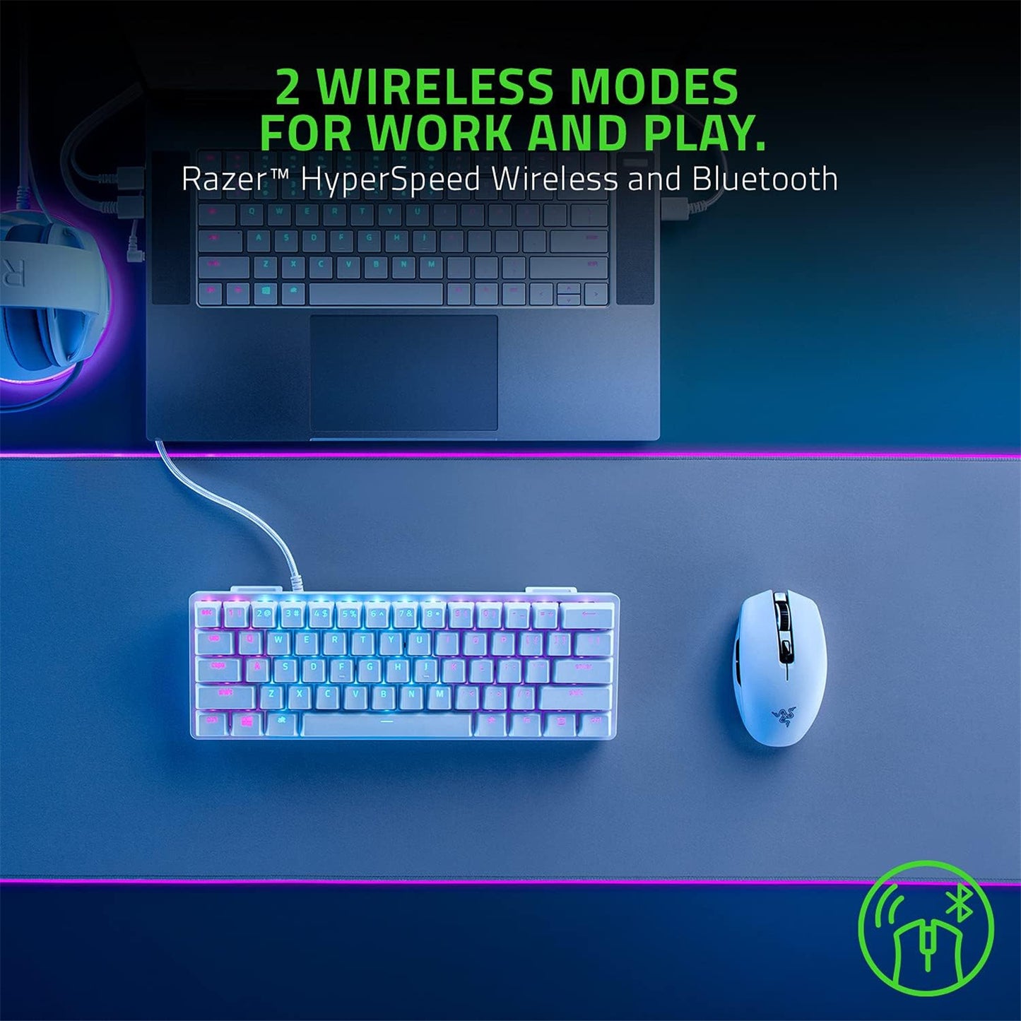 Razer Orochi V2 Wireless Gaming Mouse Gaming Mouse - White