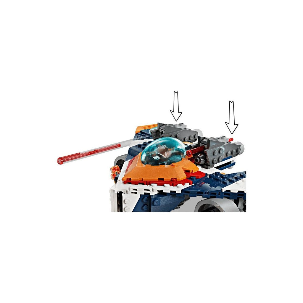 LEGO Marvel 76278 Rocket's Warbird vs. Ronan