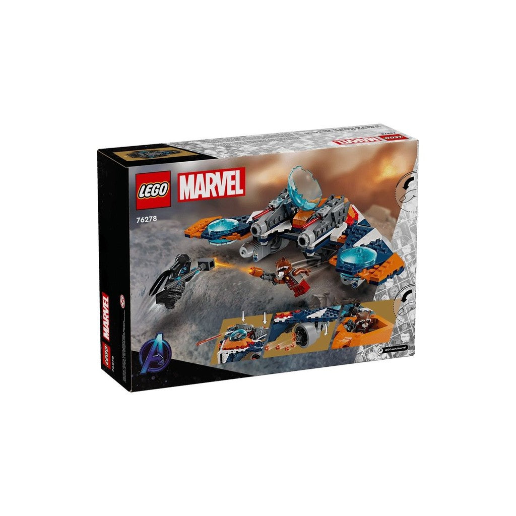 LEGO Marvel 76278 Rocket's Warbird vs. Ronan