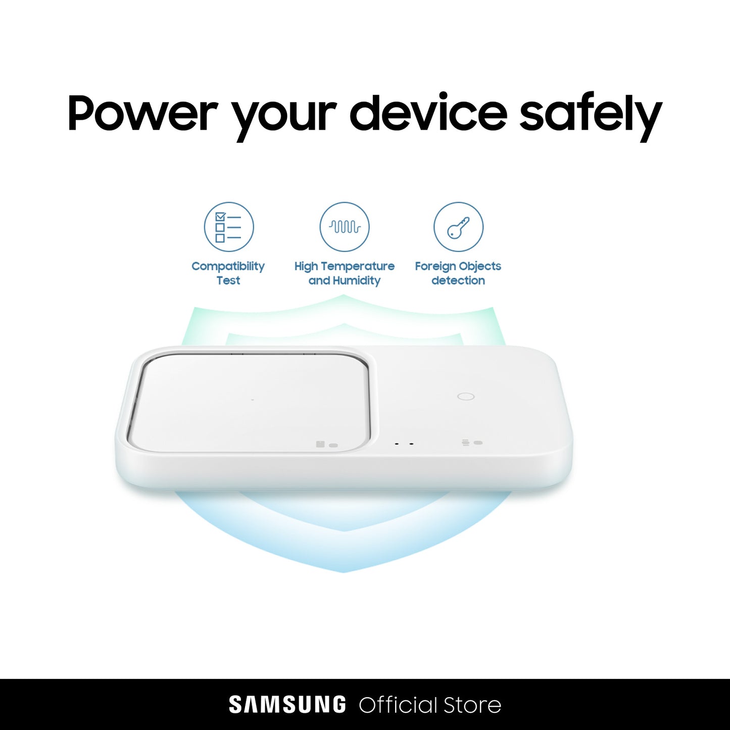 Samsung 15W Fast Wireless Charging Pad Duo