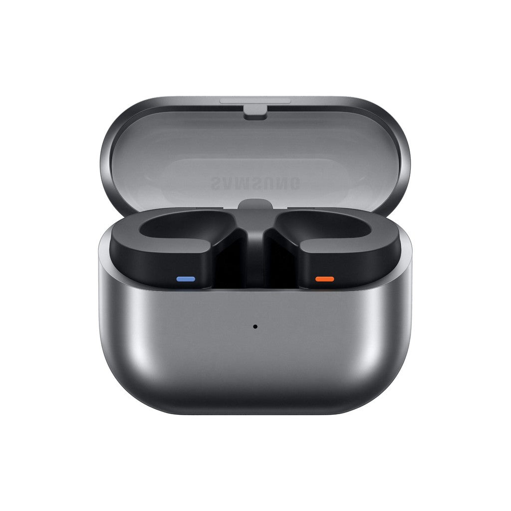 Samsung Galaxy Buds3 True Wireless Noise Cancelling Open-fit Earbuds - Silver - Galaxy AI enabled