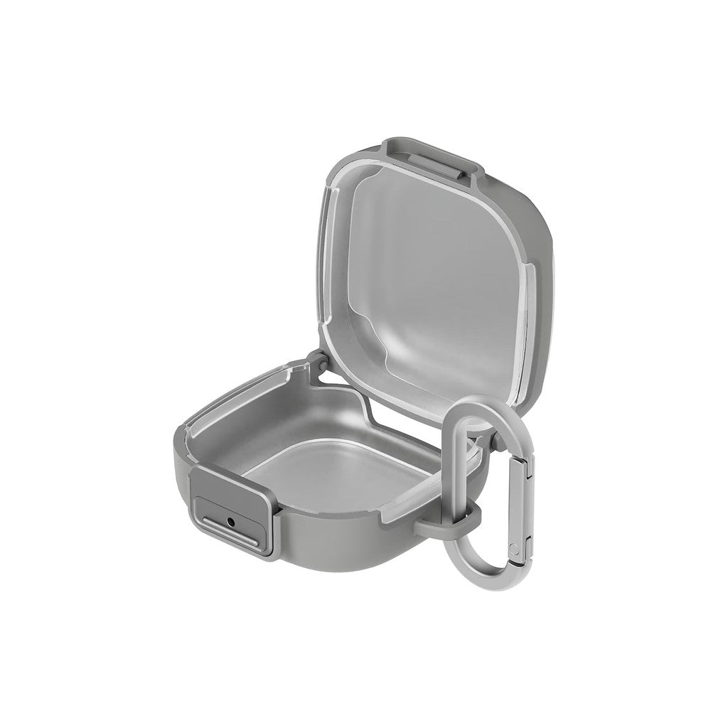 Samsung Galaxy Buds4 Clip Case with Carabiner - Grey (For Galaxy Buds4 & Galaxy Buds4 Pro)