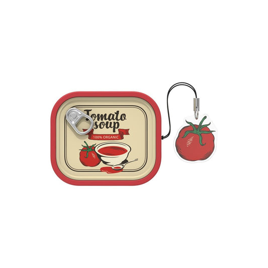Samsung Galaxy Buds4 Food Can Case - Tomato Soup (For Galaxy Buds4 & Galaxy Buds4 Pro)