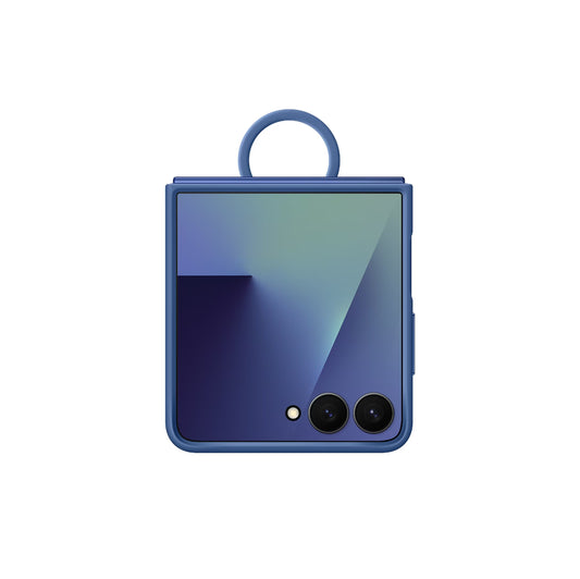 Samsung Galaxy Z Flip7 Ring Case (Silicone) - Navy