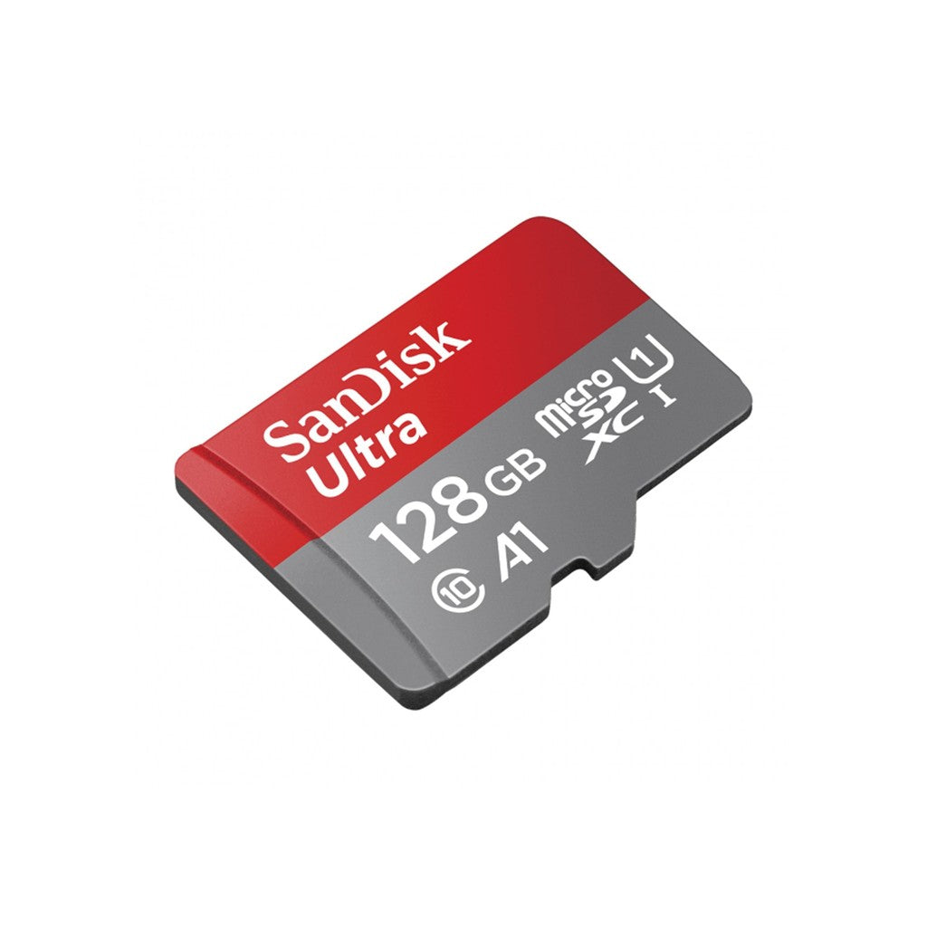 SanDisk Ultra MicroSD 128GB Memory Card with SD Adapter