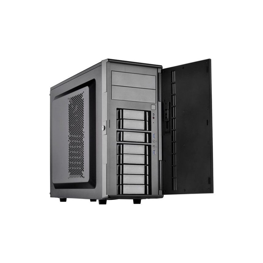 Silverstone CS380B ATX Black Storage Tower Case with 8 Hotswap Bays