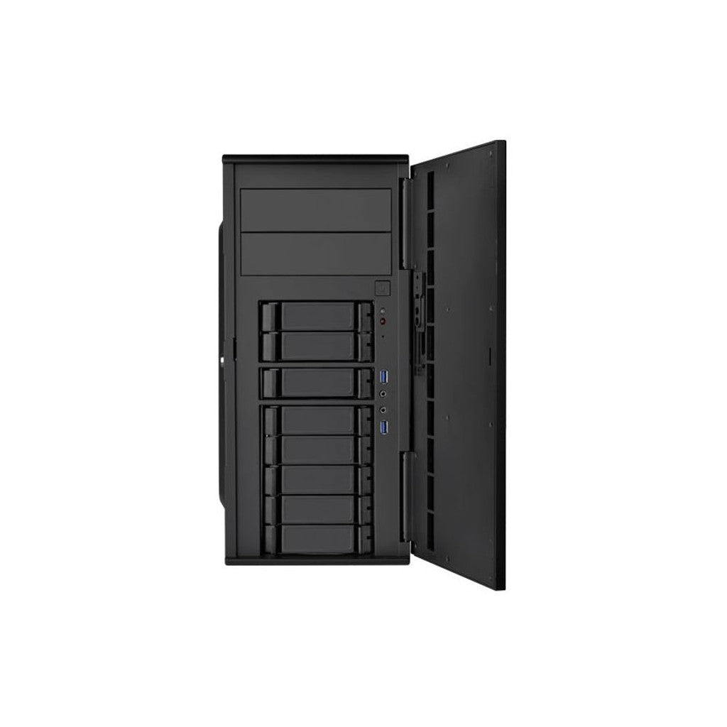 Silverstone CS380B ATX Black Storage Tower Case with 8 Hotswap Bays