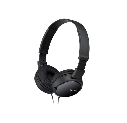 Sony MDR-ZX110B Wired On-Ear Headphones - Black