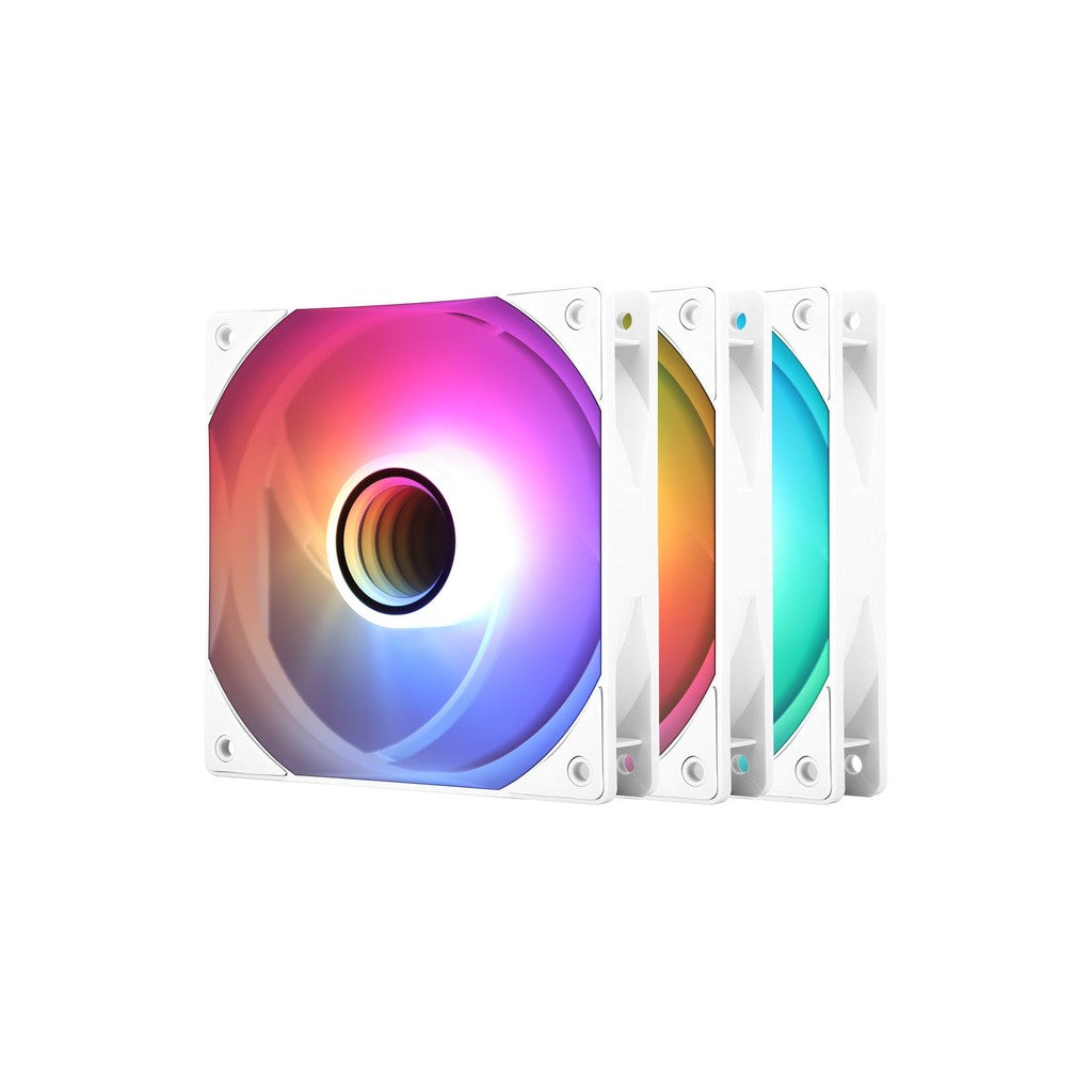 ThermalRight 3 Pack TL-C12W-S V3 120mm ARGB White Case Cooler Fan